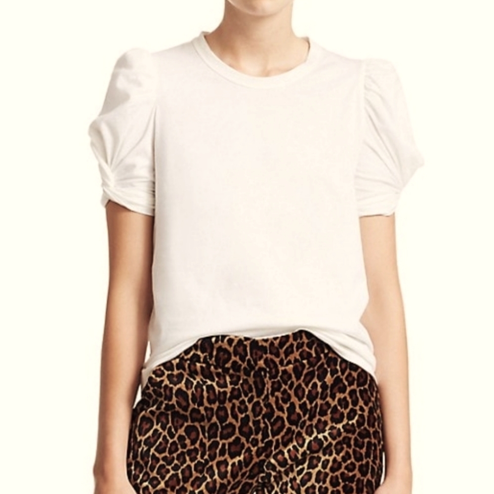 A.L. C Kati roundneck puff top